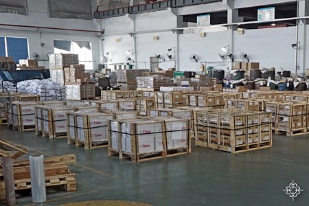 machining part ready for shipment